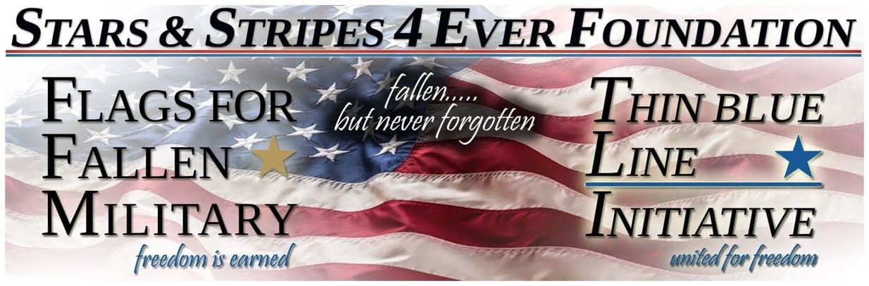 A picture of an american flag with the words " stripes 4 ever " written on it.